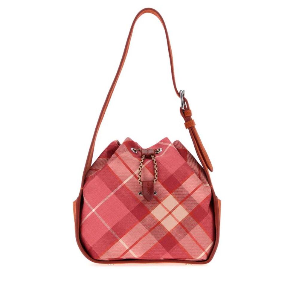 Vivienne Westwood Women Embroidered Fabric Anita Bucket Bag